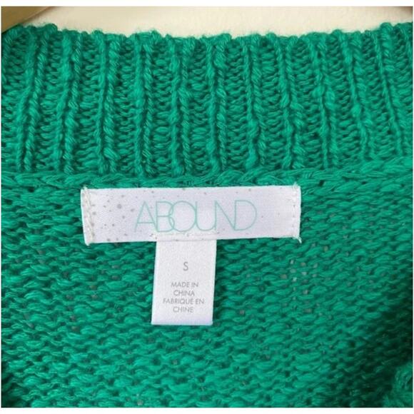 NWT Abound Drop Shoulder Puff Sleeve Knit Sweater - Picture 6 of 8